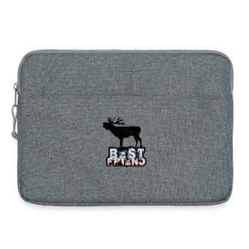 Meilleur ami Deer Hirsch - Sacoche pour ordinateur portable 15 pouces - gris chiné - Devant