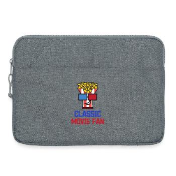 Popcorn Statement Films Filmabend Kinoaben - Sacoche pour ordinateur portable 15 pouces - gris chiné - Devant