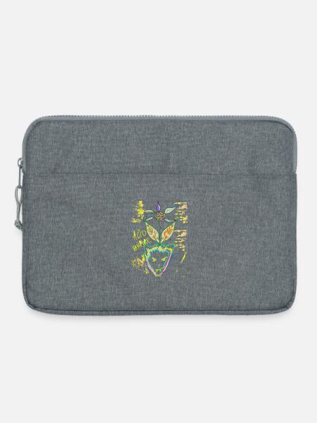 Saurer Vampir - Laptoptasche 15" - Grau meliert