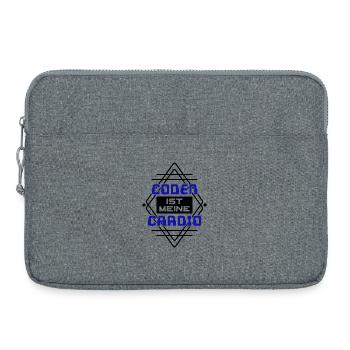 Softwareentwickler Developer Cooler Spruch Coden - Laptoptasche 15" - Grau meliert - Vorne