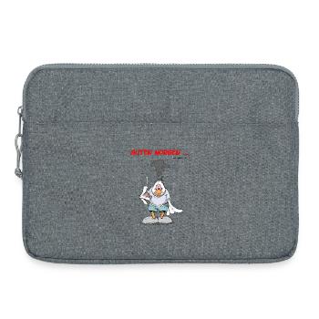 Guten Morgen - Laptoptasche 15" - Grau meliert - Vorne