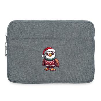 Eagle Christmas - Laptop bag 15" - heather grey - Front