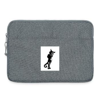 Stand up cats! - Laptop bag 15" - heather grey - Front