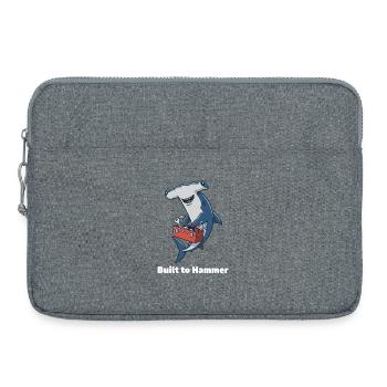 Artisan de la construction de requins-marteaux - Sacoche pour ordinateur portable 15 pouces - gris chiné - Devant