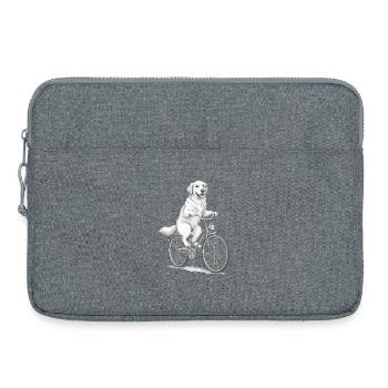 Chien Tailwind Rider à vélo - Sacoche pour ordinateur portable 15 pouces - gris chiné - Devant