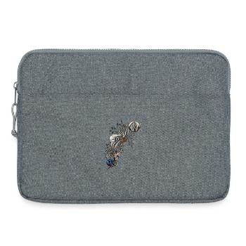 Lignées botaniques sauvages - Sacoche pour ordinateur portable 15 pouces - gris chiné - Devant