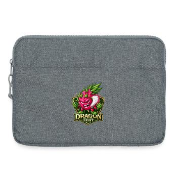 Drachenfrucht-Energetisches Maskottchen - Laptoptasche 15" - Grau meliert - Vorne