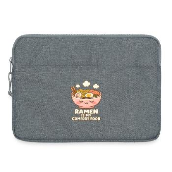 Le ramen est mon Comfort Food - Sacoche pour ordinateur portable 15 pouces - gris chiné - Devant