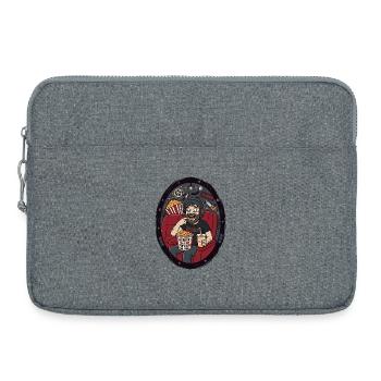 Horror Popcorn Kino Abend Humor - Laptoptasche 15" - Grau meliert - Vorne