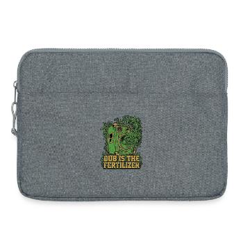 Dub Reggae Garden - Laptoptasche 15" - Grau meliert - Vorne