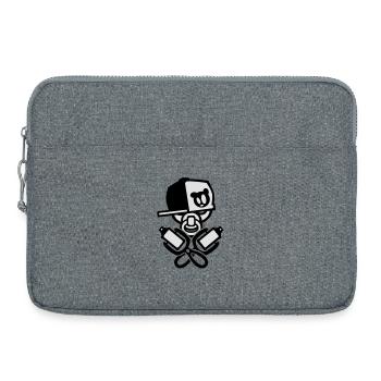 baby cool graffiti - Laptop bag 15" - heather grey - Front