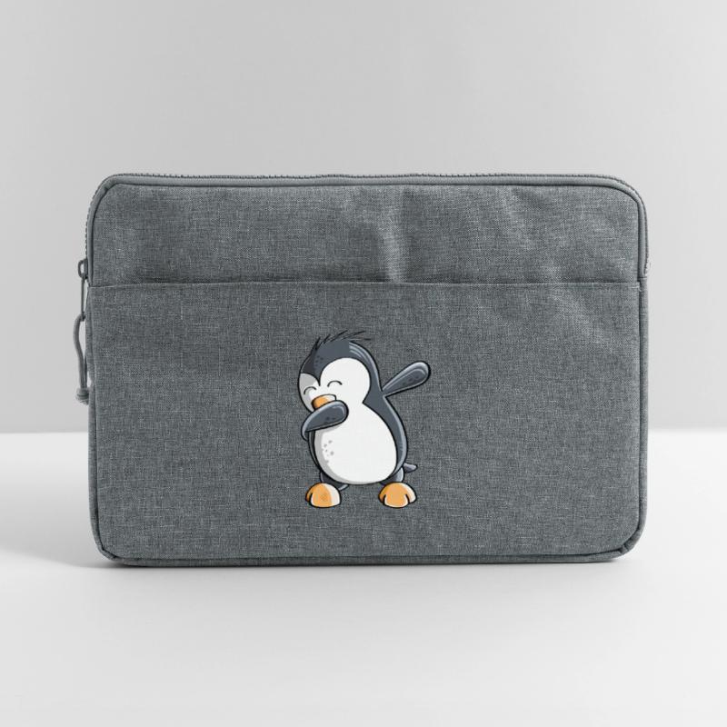 Dab Dance Penguin - Dabbing - Fun Comic - Gift Laptop bag 15"