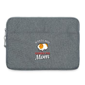 guinea pig - Laptop bag 15" - heather grey - Front
