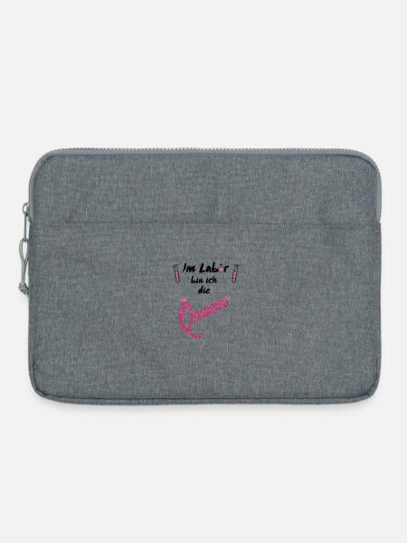 Labor Queen - Laptoptasche 15" - Grau meliert