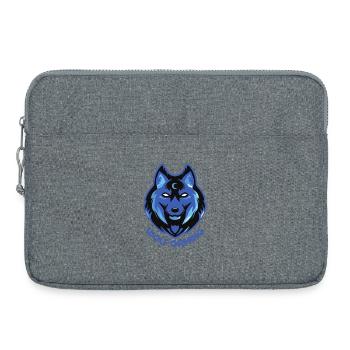 JEU DE LOUP - Sacoche pour ordinateur portable 15 pouces - gris chiné - Devant