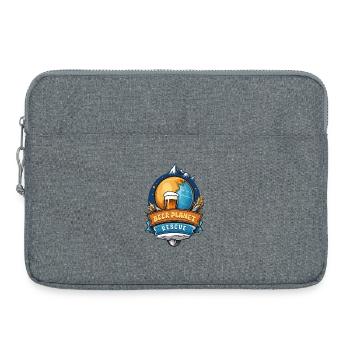 Bier Planet Retten - Laptoptasche 15" - Grau meliert - Vorne