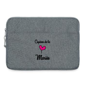 BRIDE'S GIRLFRIENDS - Laptop bag 15" - heather grey - Front