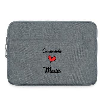 BRIDE'S GIRLFRIENDS - Laptop bag 15" - heather grey - Front