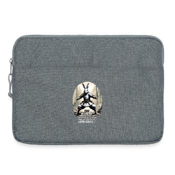 I'll go to bed when you've sworn to me... - Laptop bag 15" - heather grey - Front