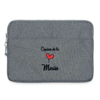 BRIDE'S GIRLFRIENDS - Laptop bag 15" - heather grey - Front