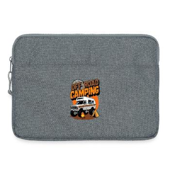 Camping tout-terrain - Sacoche pour ordinateur portable 15 pouces - gris chiné - Devant