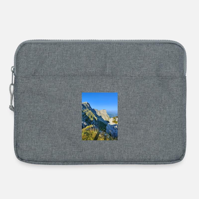Die Klippen des Vercors - Laptoptasche 15" - Grau meliert