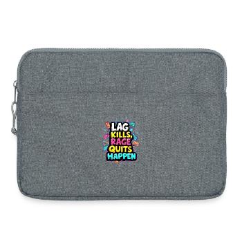 LAG KILLS, RAGE QUITS HAPPEN, GAMING - Laptoptasche 15" - Grau meliert - Vorne