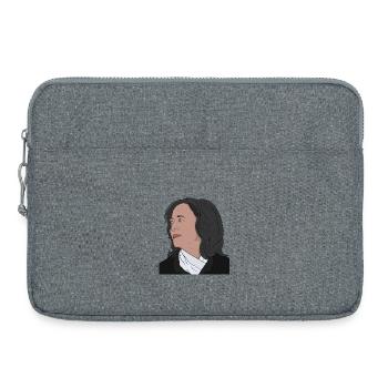 Die unglaubliche Kamala Harris - Laptoptasche 15" - Grau meliert - Vorne