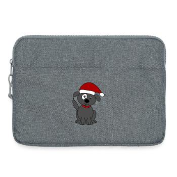 anniversaire. anniversaire décennie. humour. drôle - Sacoche pour ordinateur portable 15 pouces - gris chiné - Devant