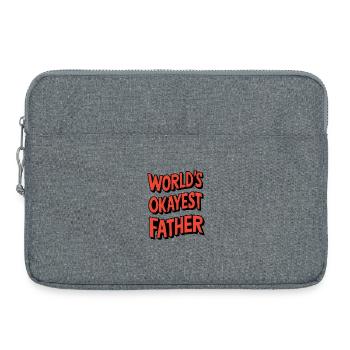 Le père le plus correct du monde - Sacoche pour ordinateur portable 15 pouces - gris chiné - Devant
