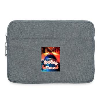 Its Bowling Time - Laptoptasche 15" - Grau meliert - Vorne