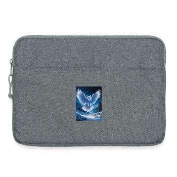 Harfang des neiges - Sacoche pour ordinateur portable 15 pouces - gris chiné - Devant