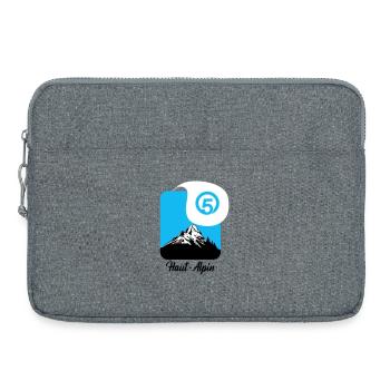 Haut Alpin département des hautes alpes 05 - Sacoche pour ordinateur portable 15 pouces - gris chiné - Devant