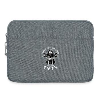 50. Geburtstag à plein régime depuis 10/1975 - Sacoche pour ordinateur portable 15 pouces - gris chiné - Devant