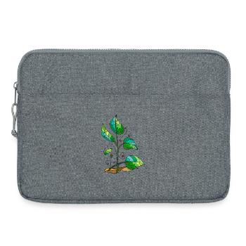 feuilles - Sacoche pour ordinateur portable 15 pouces - gris chiné - Devant