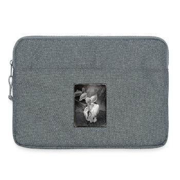 Pélicans noirs - Sacoche pour ordinateur portable 15 pouces - gris chiné - Devant
