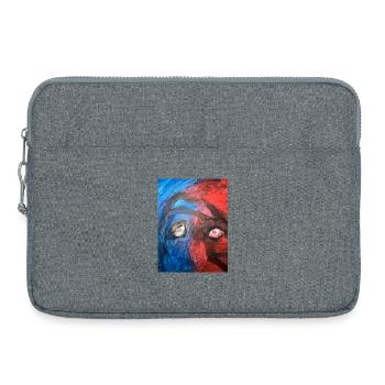 Heaven and Hell halloween - Laptop bag 15" - heather grey - Front