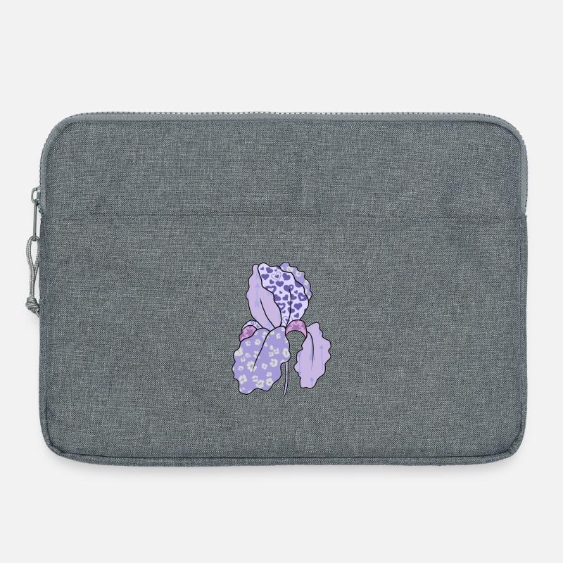 Bunte_Iris - Laptoptasche 15" - Grau meliert