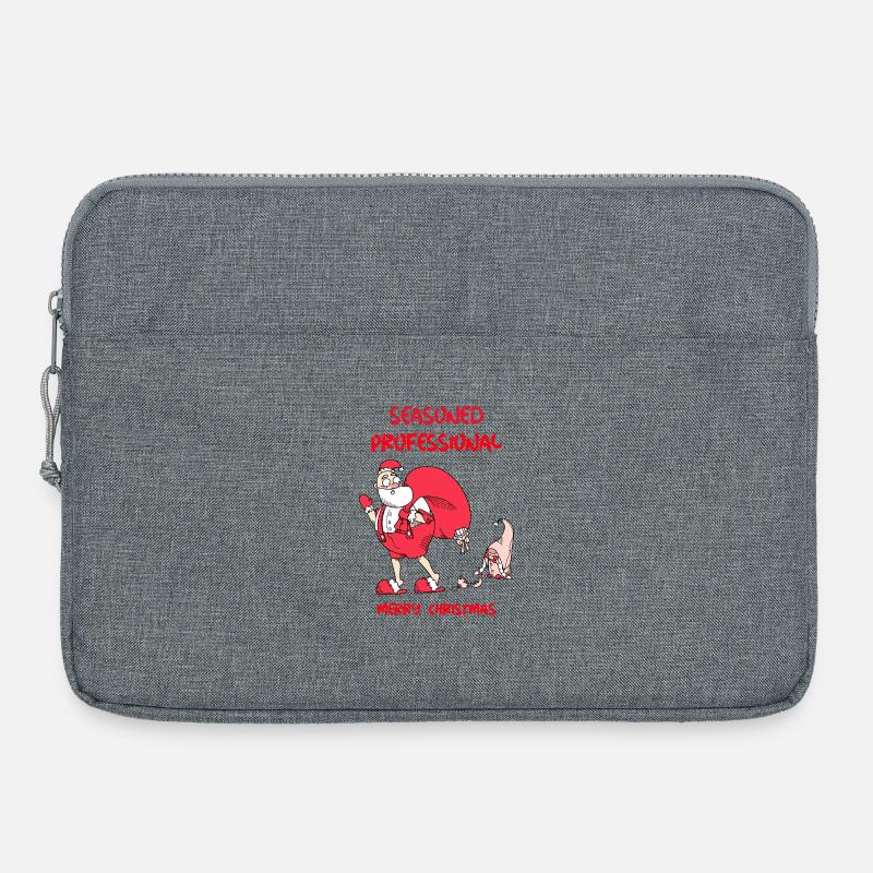 Bewährtes professionelles Weihnachtsdesign - Laptoptasche 15" - Grau meliert