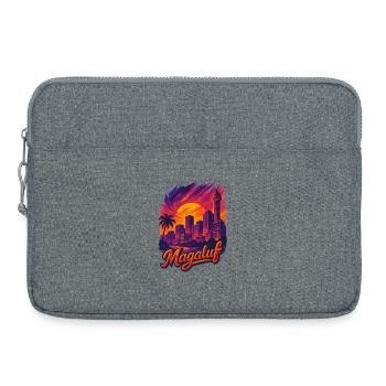 Magaluf Mallorca Malle Cadeau de Soleil de Vacances - Sacoche pour ordinateur portable 15 pouces - gris chiné - Devant