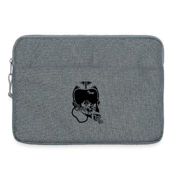 Pilote de jet - Sacoche pour ordinateur portable 15 pouces - gris chiné - Devant