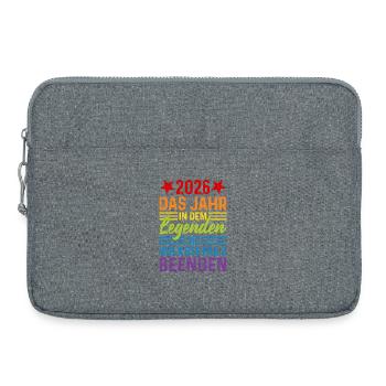 2026 Ending the Year in the Legends of Elementary School - Laptop bag 15" - heather grey - Front