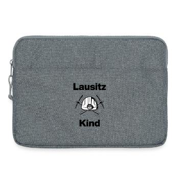 LUSATIA CHILD, GOOD LUCK! BORN ON COAL - Laptop bag 15" - heather grey - Front