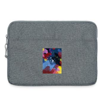 Color Explosion Ink Strips - Laptop bag 15" - heather grey - Front