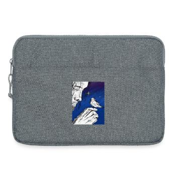 Nummer eins unter dem Mond - Laptoptasche 15" - Grau meliert - Vorne