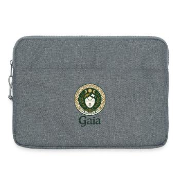Gaïa - Mère Nature - Arbre de Vie - Sacoche pour ordinateur portable 15 pouces - gris chiné - Devant