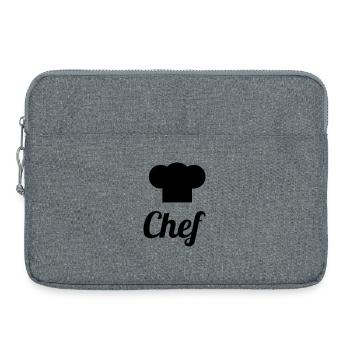 Chef - Kitchen - Cook - Laptop bag 15" - heather grey - Front