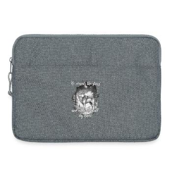 Wolf Christian - Laptop bag 15" - heather grey - Front