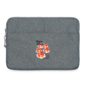 Essentiels du club du week-end - Sacoche pour ordinateur portable 15 pouces - gris chiné - Devant