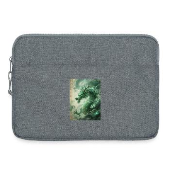 Das Totem des Frühlings: Qinglong – Vitalité Azur - Laptoptasche 15" - Grau meliert - Vorne